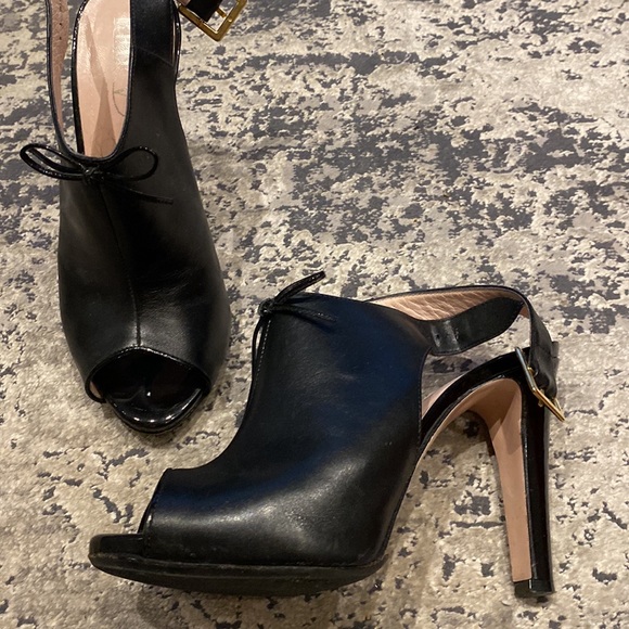 Red Valentino high heel sling back shoes size 37 great condition - Picture 2 of 3